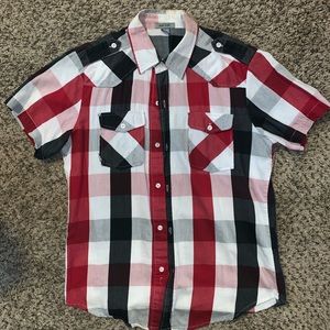Men’s Pop Icon plaid Button Down Shirt